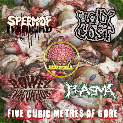 Sperm of Mankind / Holy Cost / Cerebral Enema / Bowel Evacuation / Plasma - Five Cubic Metres Of Gore (CD)